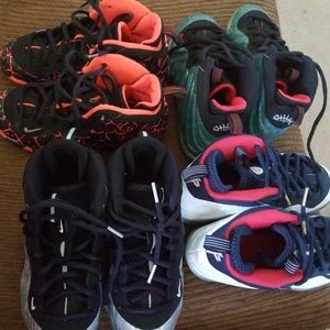 Boys sz 1-1/2 nike foamposite $65 per pair Jax fl